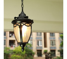 Підвісний вуличний ліхтар чорний 880422