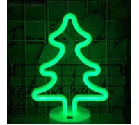 Светодиодный ночник "Неоновая елка", usb / батарейки