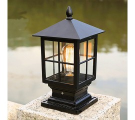 Вуличний ретро ліхтар для саду, тераси, парапету, Е27, 220V, 35,5 см, 880422-8