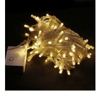 Светодиодная гирлянда "Стринг" 300 led, 30 м, 8 режимов, теплый белый