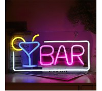 Светодиодный декор "BAR", 42х22 см 