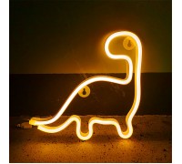 Настінний LED декор "Динозаврик", батарейки/USB