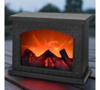 Декоративный камин 20 см, usb + батарейки, 742030-2