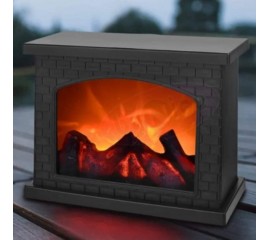 Декоративный камин 20 см, usb + батарейки, 742030-2