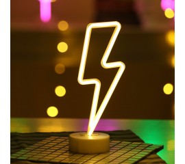 Світлодіодний нічник "Блискавка", usb / батарейки
