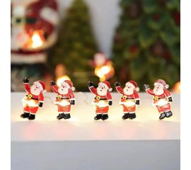 Led нить "Дед Мороз", 10 светодиодов, 1 м. 