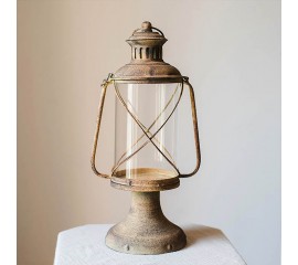 Садовый ретро фонарь-подсвечник 45,5 см