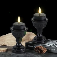 Свеча "Мини факел"" 12 см на солнечной батарее
