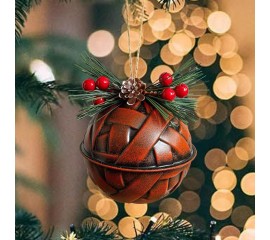 Підвіска "Бубенчик" коричневий 8 см