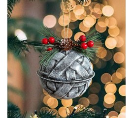 Підвіска "Бубенчик" сірий 8 см