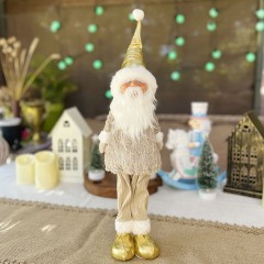 Игрушка "Санта в золотом колпаке" 55 см