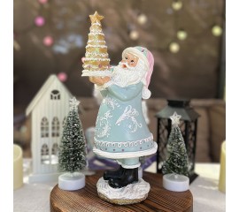 Фигурка "Санта с тортом" 35 см