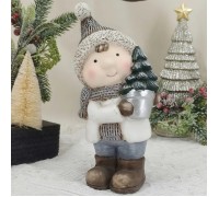 Фігурка "Хлопчик з ялинкою" 21 см