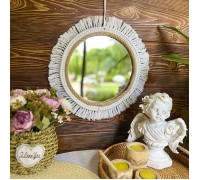 Зеркало в стиле Boho, 32 см