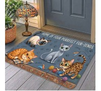 Ворсовый коврик "Котики", 40×60 см  