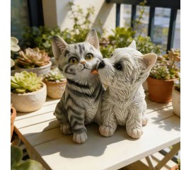 Фигурка "Котик с собачкой"