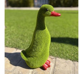 Садовая флокированная фигура "Утка" 41 см
