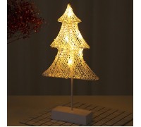 LED ялинка-ротанг на підставці 40см