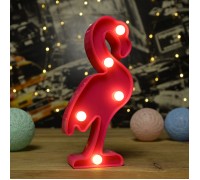 Мини-ночник "Фламинго" 15 см