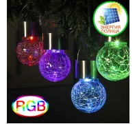 Сонячний підвісний ліхтарик, RGB - переливання кольорів