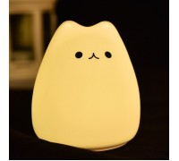 Силиконовый ночник "Котенок" RGB