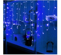 Гирлянда "Дождик" 3,7 x 0,6 м, 96 led, синий