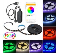 Светодиодная лента RGB, 1 метр, контроллер WI-FI, USB 