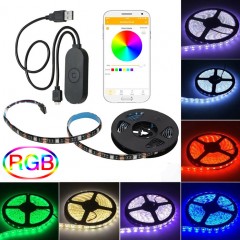 Светодиодная лента RGB, 1 метр, контроллер WI-FI, USB 